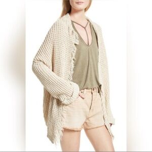 NWOT FREE PEOPLE I'LL BE AROUND CARDI CARDIGAN SWEATER